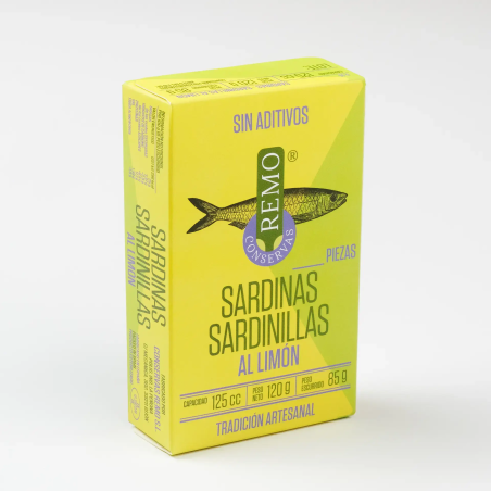 Sardinhas com limão em azeite 120 g