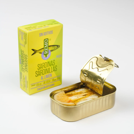 Sardinas al limón en aceite de oliva 120 g