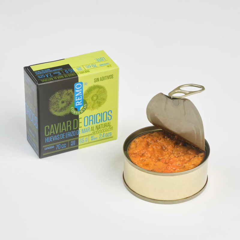 Caviar de Oricios (Erizo de Mar) al natural 65 g