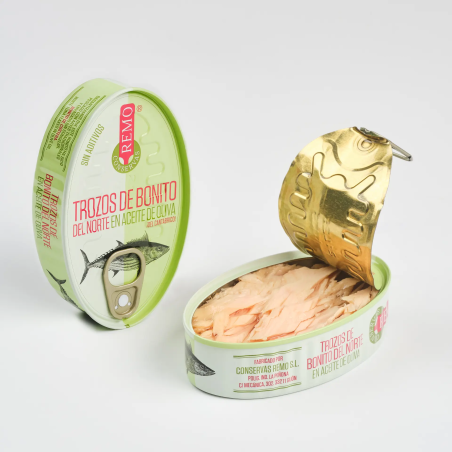 Pedaços de atum branco em azeite 111 g