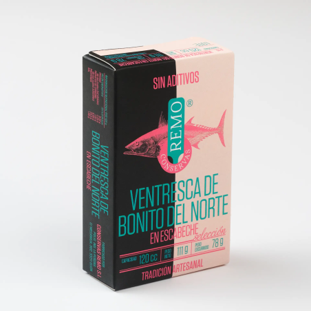 Filetes de barriga de atum branco em molho de escabeche 111 g